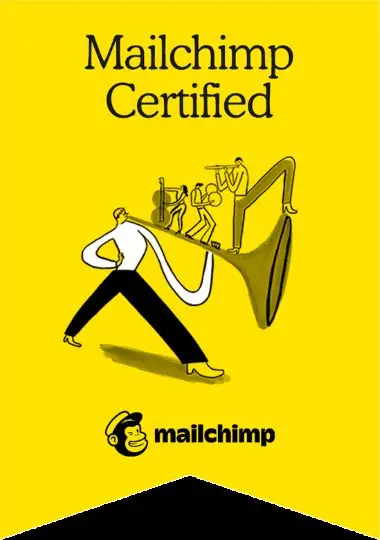 Mailchimp foundations certified badge