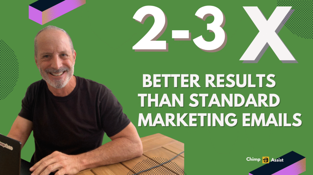 Welcome emails perform 2-3 times better than standard marketing emails